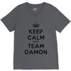 team damon salvatore V-Neck Tee