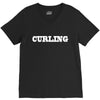 curling V-Neck Tee