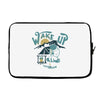 wake up and drink a coffee Laptop sleeve