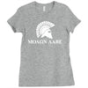 molon labe spartan rifle Ladies Fitted T-Shirt