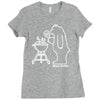 bear grills Ladies Fitted T-Shirt