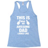 new daddy christmas funny Racerback Tank