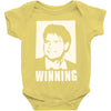 charlie sheen   winning   official Baby Onesie