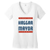mayor haggar Women's V-Neck T-Shirt