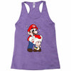 mario licking toad Racerback Tank
