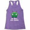 He Will Kill Again Racerback Tank