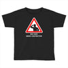 body under construction road sign Toddler T-shirt