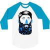 pirate beard 3/4 Sleeve Shirt