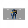 Warhammer Space Marine Ice Cream License Plate
