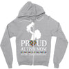proud Autism  mom Zipper Hoodie