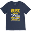 chief cook because badass miracle worker isn't an official job title V-Neck Tee