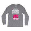 Donna And Dynamos White Letter Long Sleeve Shirts