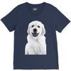 pocket puppy V-Neck Tee