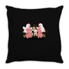 piggybacks and chicken fights Throw Pillow