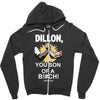 predator movie dillon licensed adult Zipper Hoodie
