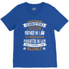 Super Cool Father In Law Of A Freaking Awesome Daughter In Law V-Neck Tee