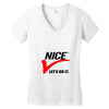 LET'S DO IT Women's V-Neck T-Shirt