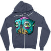 monster 12 Zipper Hoodie