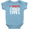 i defy stereotypes Baby Bodysuit