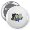 hylian selfie Pin-back button