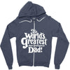 the world's greatest non biological dad Zipper Hoodie