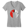 pikachu silhouette Women's V-Neck T-Shirt