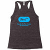 nerdy to the power of awesome Racerback Tank