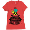 I Am Bee Actually In A Very Commited Relationship Ladies Fitted T-Shirt