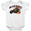 ride it like you stole it Baby Onesie