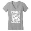power to the cat ladies Women's V-Neck T-Shirt