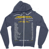 Aquarius Facts Zodiac Zipper Hoodie