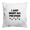 all the dogs Throw Pillow