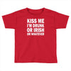 kiss me i'm drunk or irish Toddler T-shirt