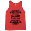 Super Cool Granddad Of A Freaking Awesome Granddaughter Tank Top