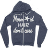 mermaid hair Zipper Hoodie