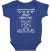 meowy christmas Baby Bodysuit