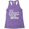oh sheesh y'all (2) Racerback Tank
