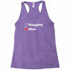 more nice than naughty Racerback Tank