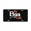 fab boo License Plate
