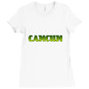 cancun dorado Ladies Fitted T-Shirt