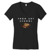 From Art School Women's V-Neck T-Shirt