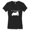 only smarties have the answer'   funny Women's V-Neck T-Shirt