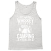 love whiskey and camping! Tank Top