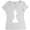 Chess Queen Family Matching Women's Triblend Scoop T-shirt