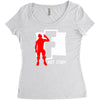 hot stuff batle royal gaming Women's Triblend Scoop T-shirt