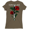camouflage Ladies Fitted T-Shirt