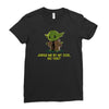 size matters not Ladies Fitted T-Shirt