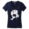typographic Women's V-Neck T-Shirt