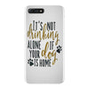 IT'S NOT DRINKING ALONE IF YOUR DOG IS HOME iPhone 7 Plus Case