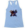 more heart than less Racerback Tank